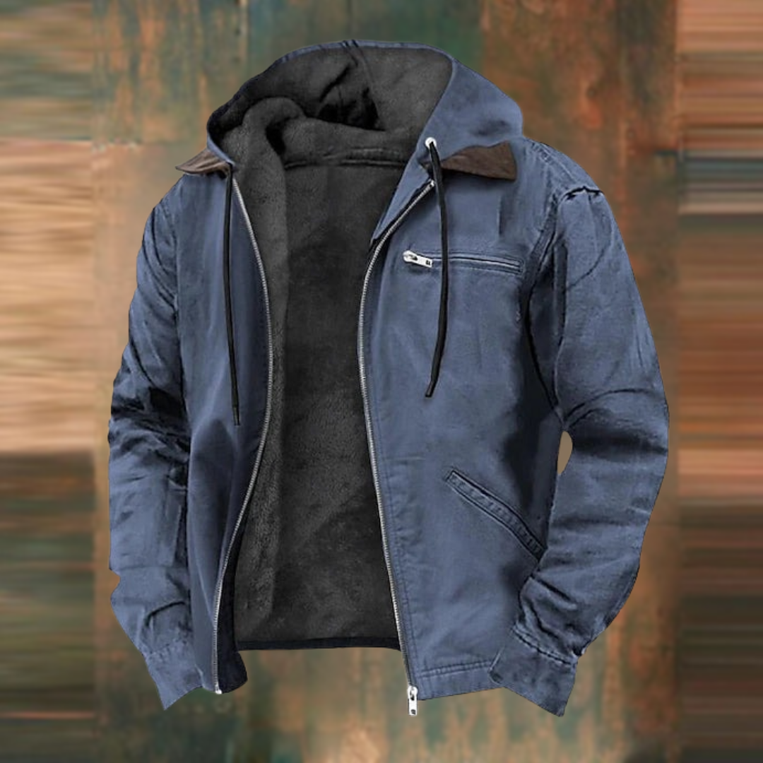 Jonah – Gefütterte Canvasjacke Herren