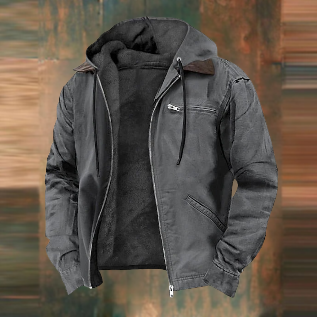 Jonah – Gefütterte Canvasjacke Herren