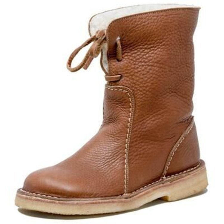 Sofia – Damenlederstiefel mit Fellfutter