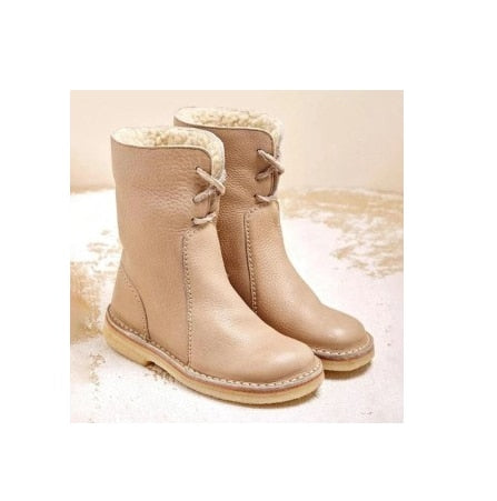 Sofia – Damenlederstiefel mit Fellfutter