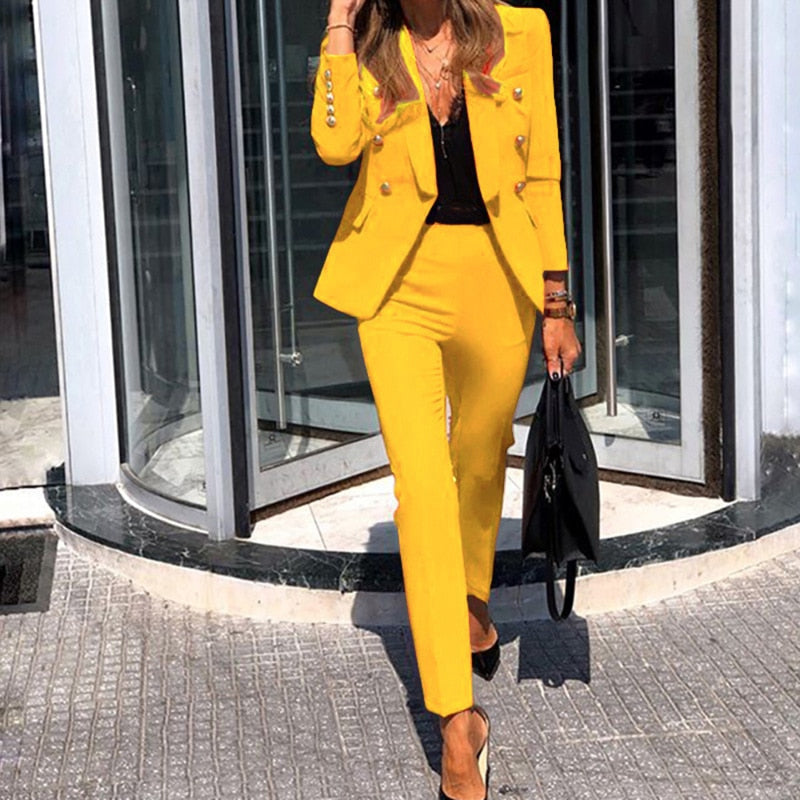 Isidora - Damen Anzug mit tailliertem Blazer und Slim-Fit-Hose