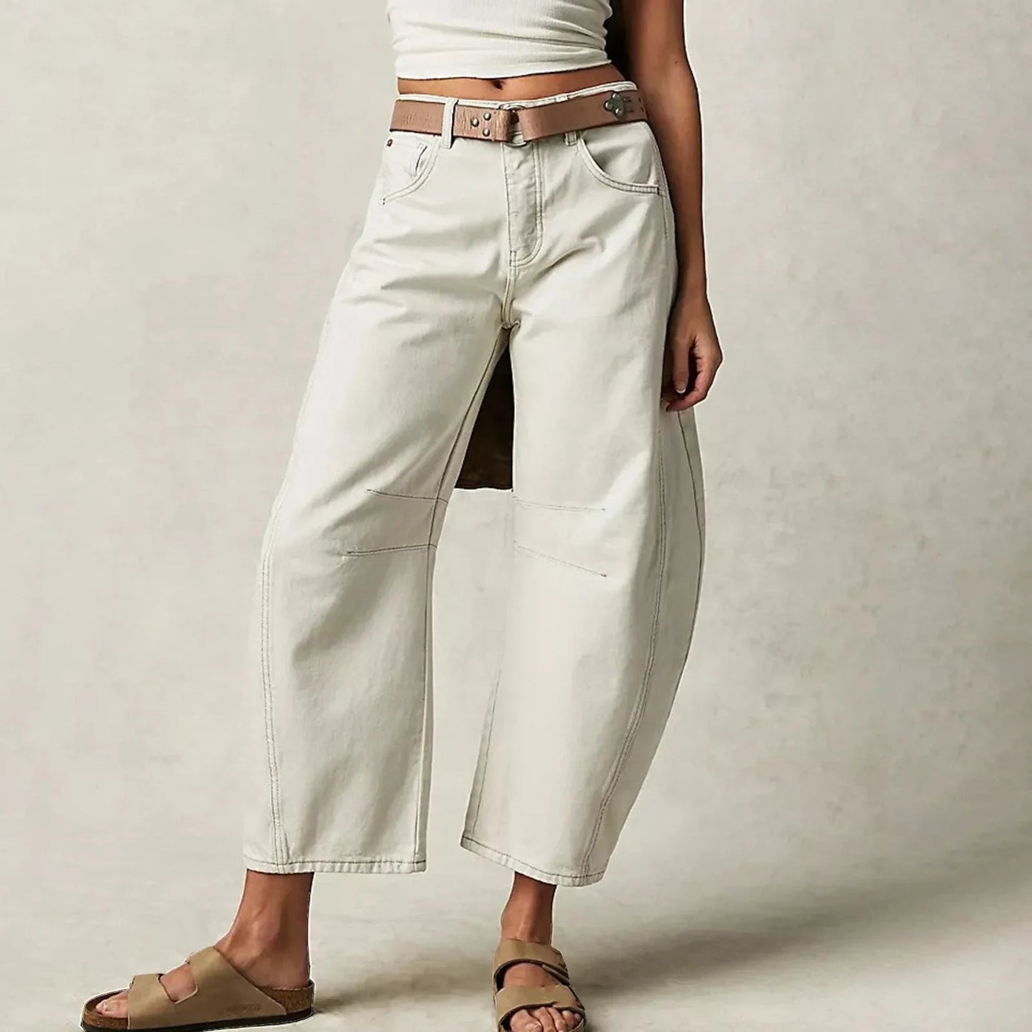 Mila – Weite High-Waist Jeans Damen