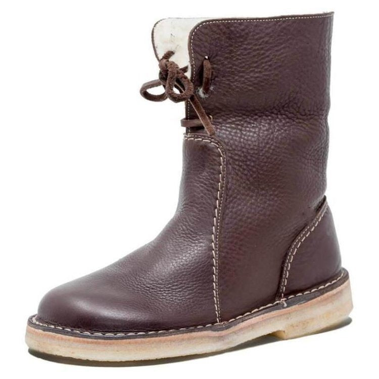 Sofia – Damenlederstiefel mit Fellfutter