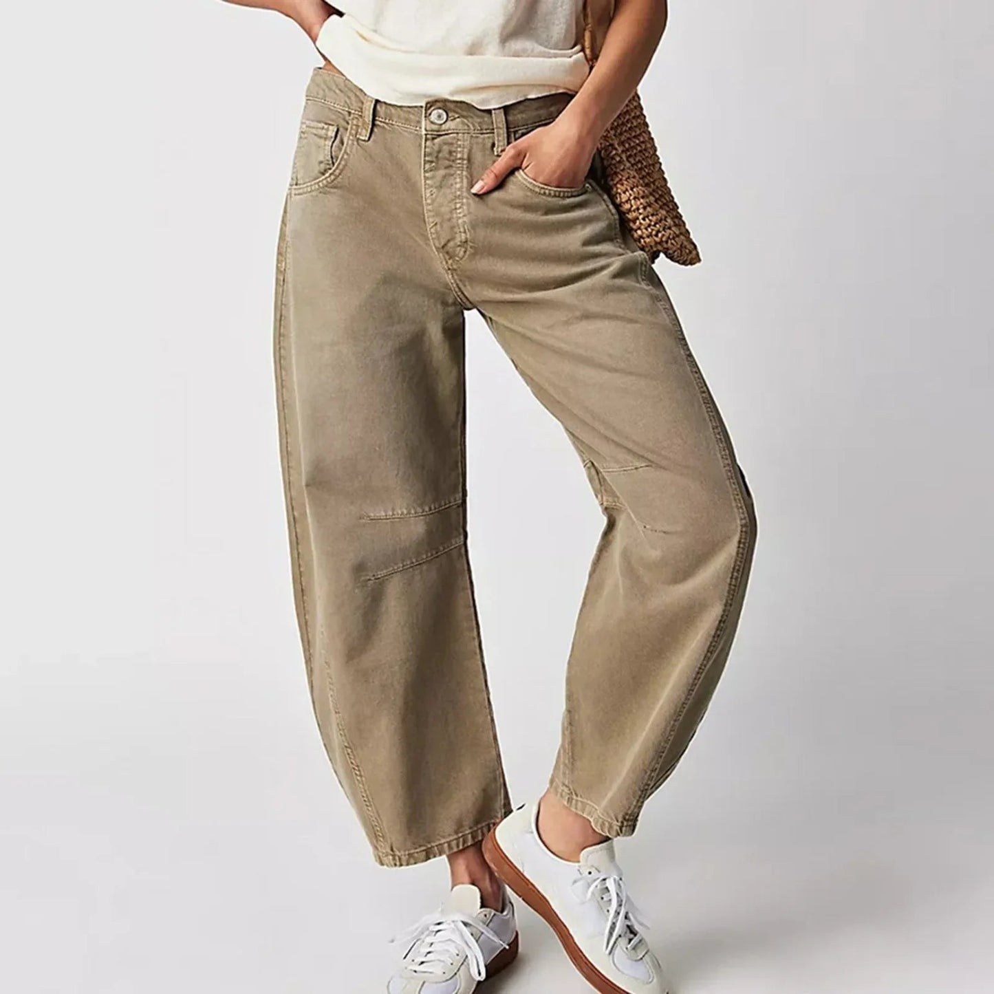 Mila – Weite High-Waist Jeans Damen