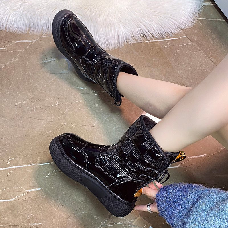 Lina - Warmer Damen Winterstiefel zum Schnüren