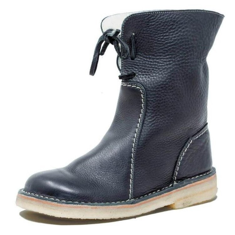 Sofia – Damenlederstiefel mit Fellfutter