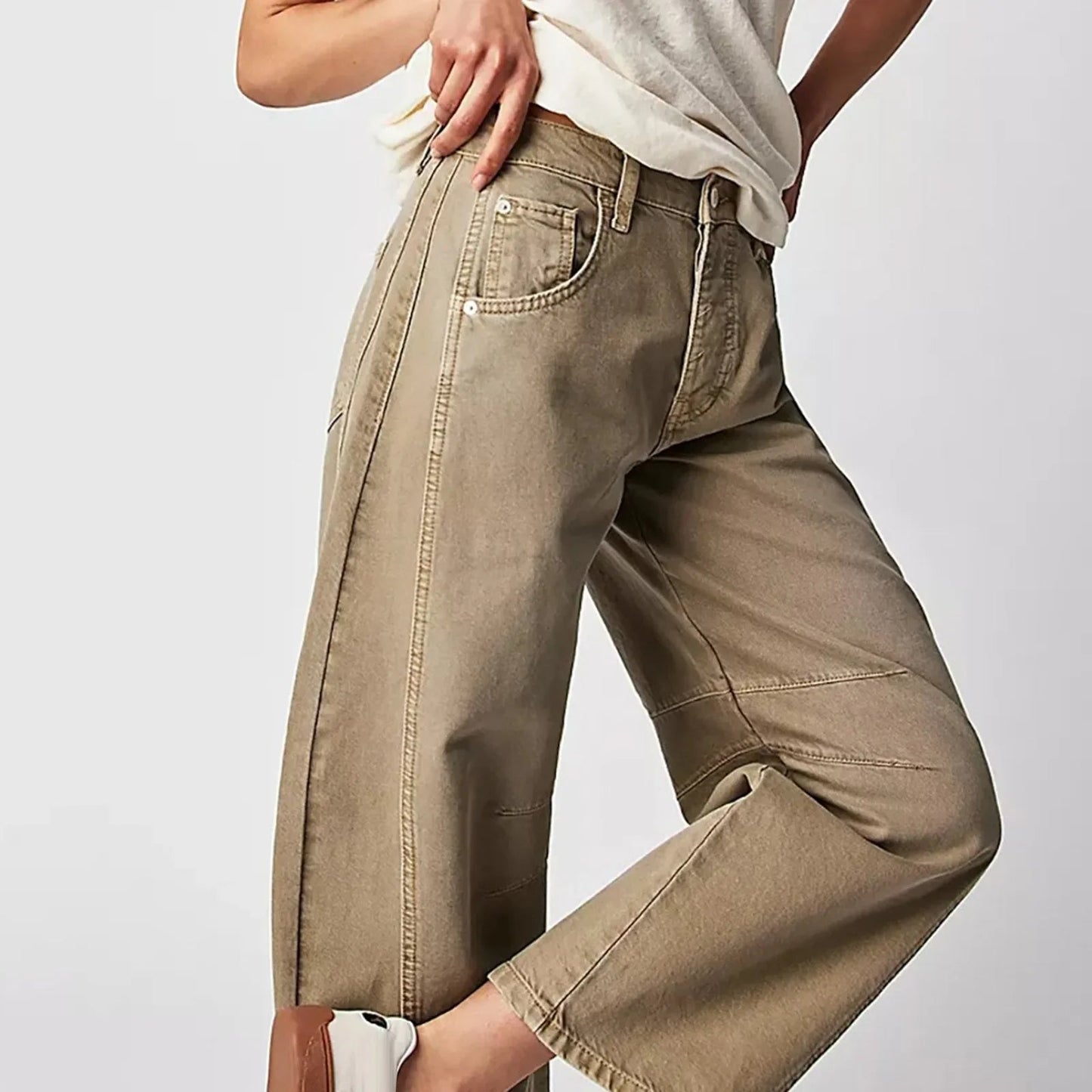 Mila – Weite High-Waist Jeans Damen