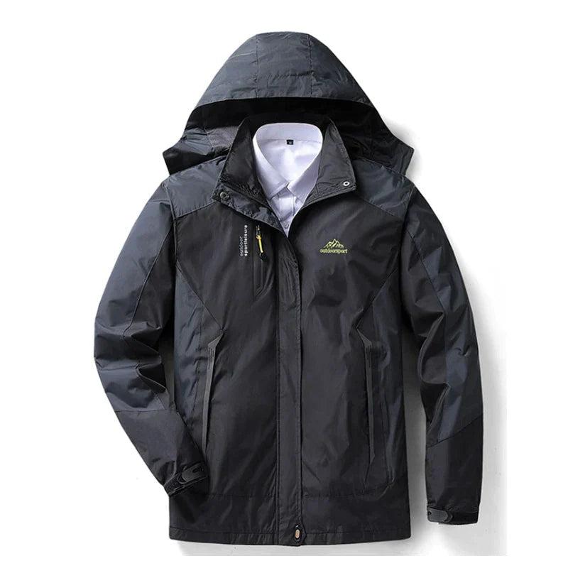 Lars – Herren Outdoorjacke mit Kapuze und Reißverschluss