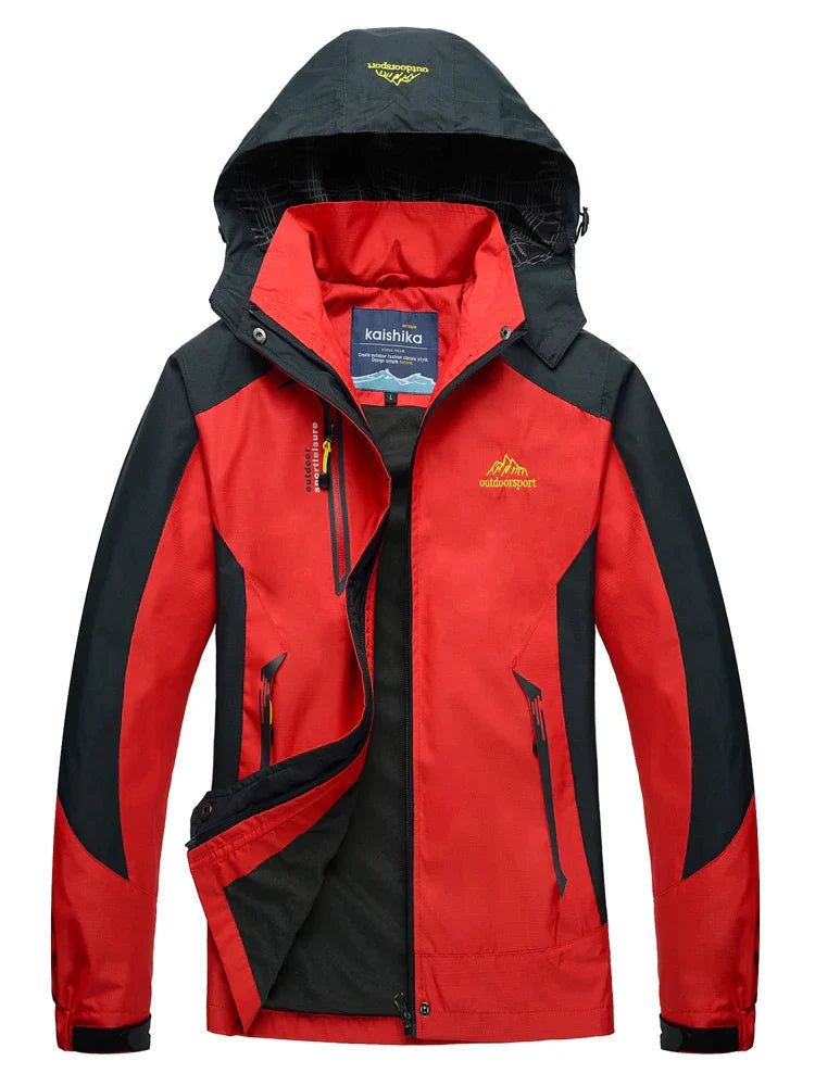 Lars – Herren Outdoorjacke mit Kapuze und Reißverschluss