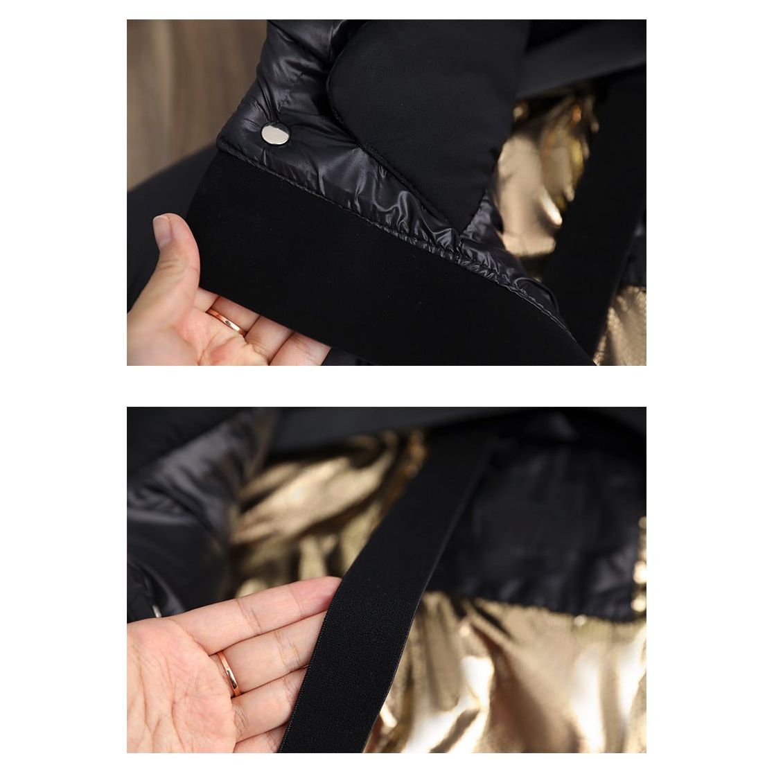 Elena - Damen Wintermantel lange Daunenjacke