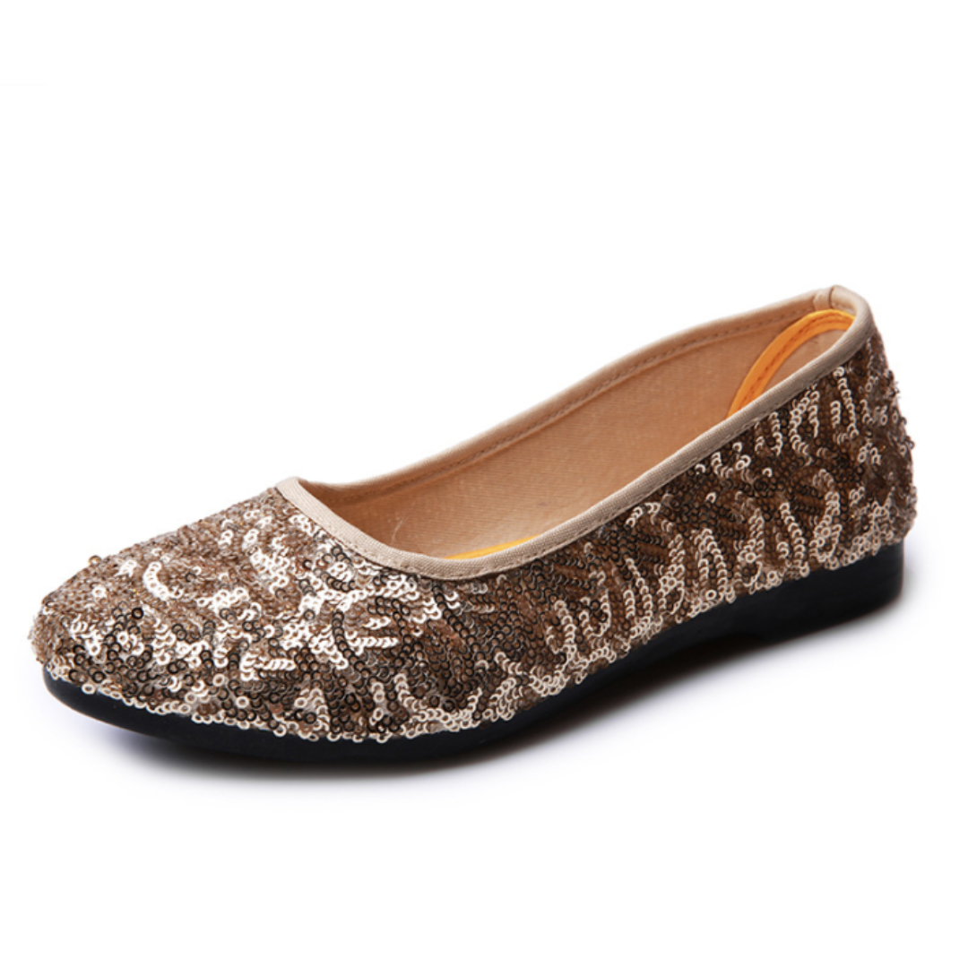 Maribel - Damen Ballerinas mit Pailletten