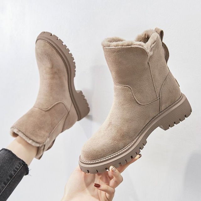 Naira – Damen Stiefeletten mit Warmfutter und Reißverschluss