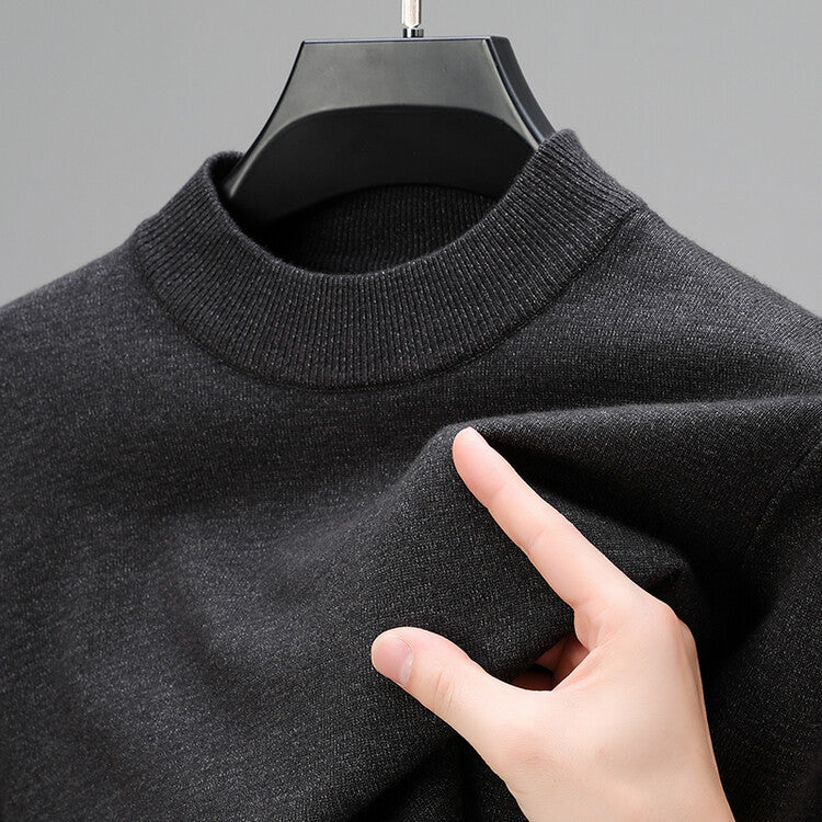 Daniel - Herren Pullover mit Rundhalsausschnitt und Rippbündchen