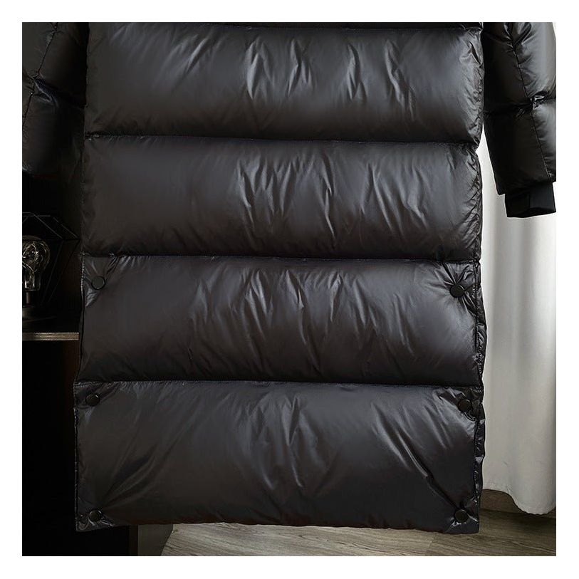 Elena - Damen Wintermantel lange Daunenjacke