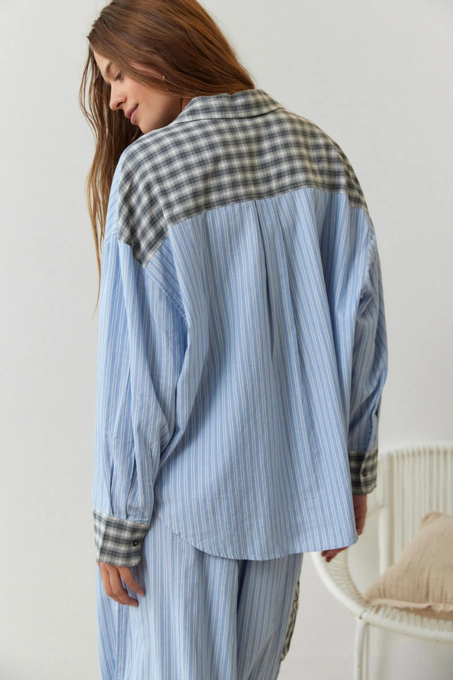 Leonie – Damen Pyjama Set mit Hemd und Hose