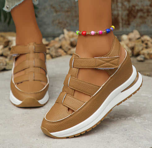 Livia - Sandalias blancas de corte deportivo