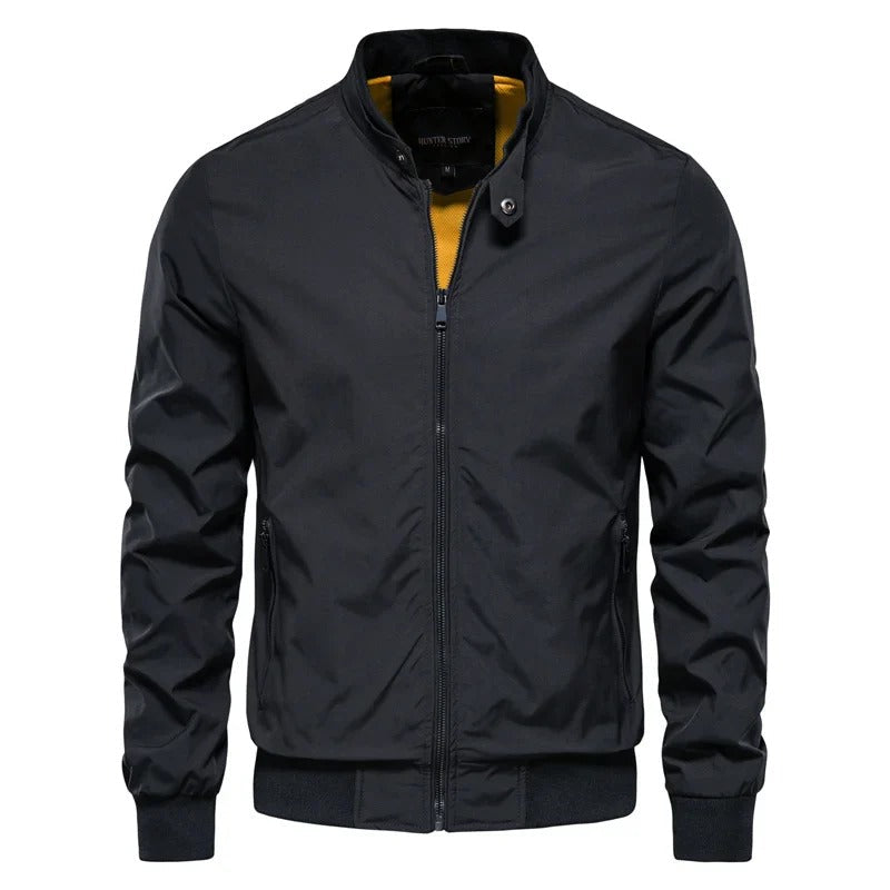 Leo – Herren Leichte Übergangsjacke mit Stehkragen