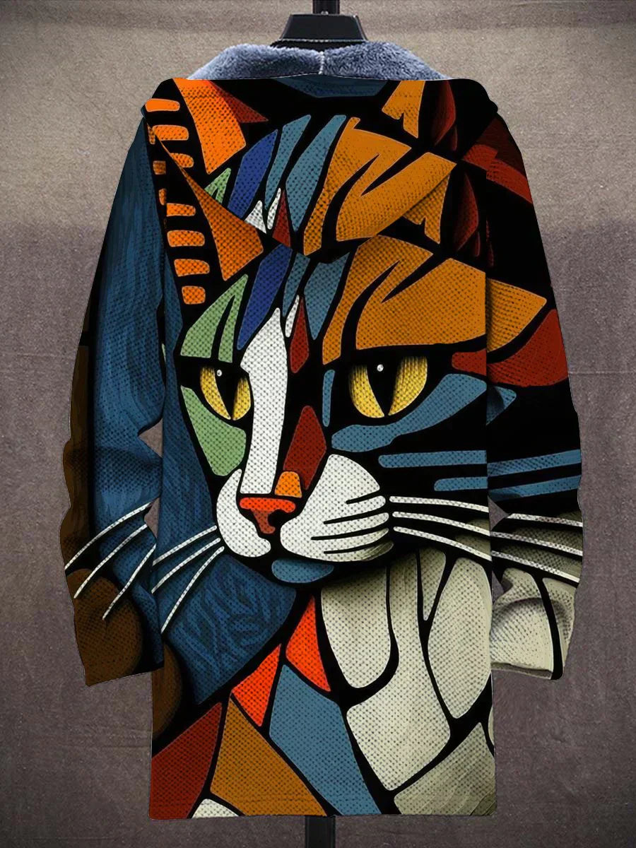 Neo – Künstlerische Patchwork Kapuzenjacke Unisex