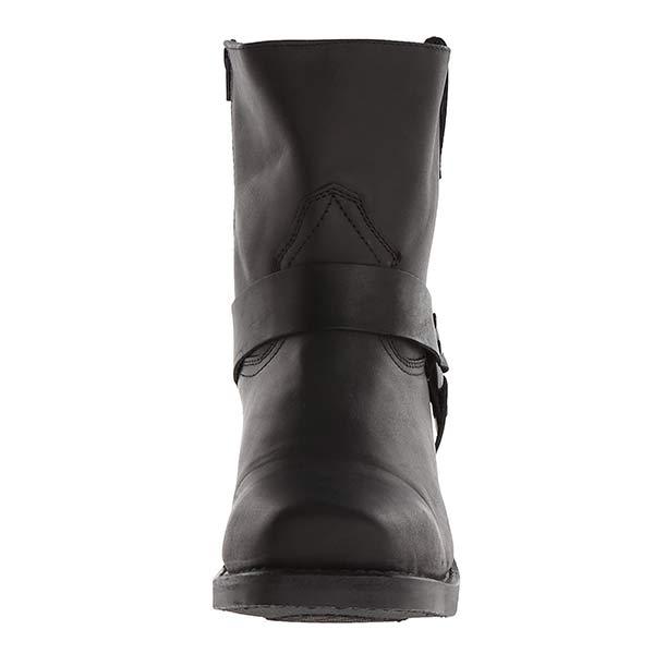 Lukas - Herren Biker Stiefel aus Leder mit klassischem Harness