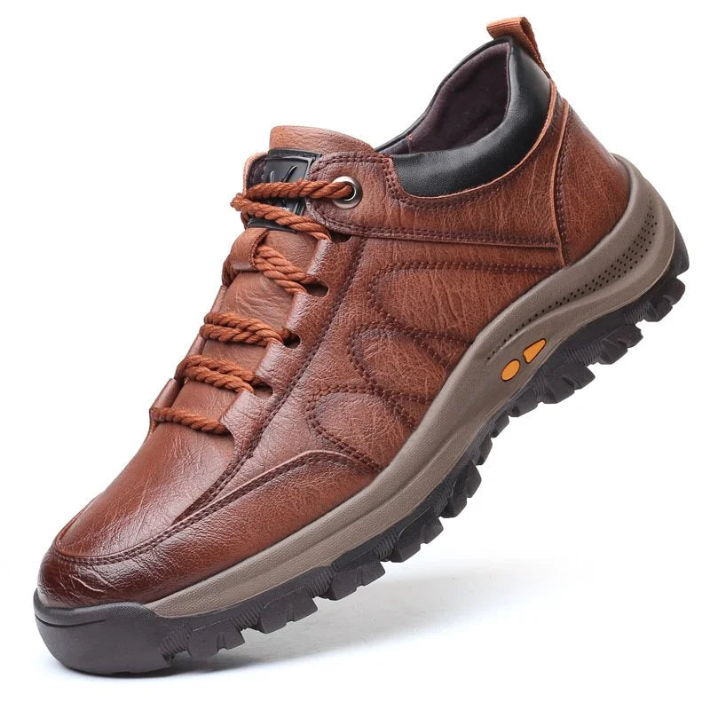 Leonard – Herren Lederschuhe schwarz mit rutschfester Sohle