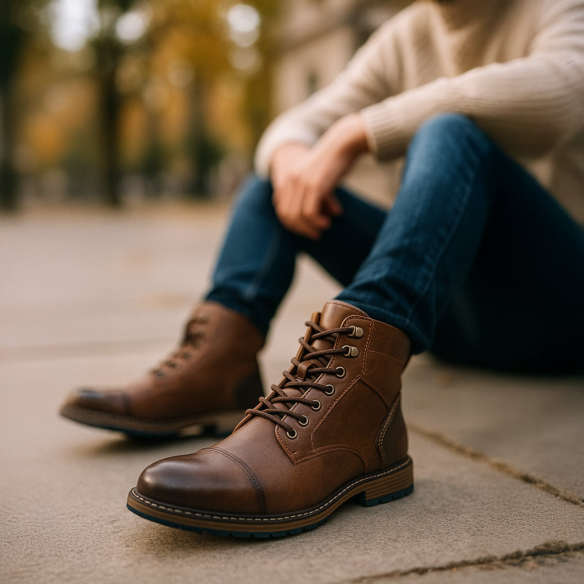Tobias – Stilvolle Lederstiefel für Herren