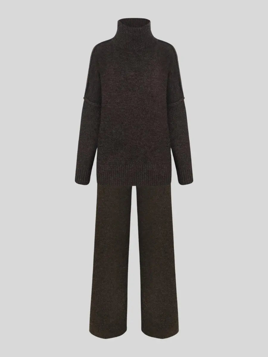 Milena - Damen Strick Set Oversize Pullover