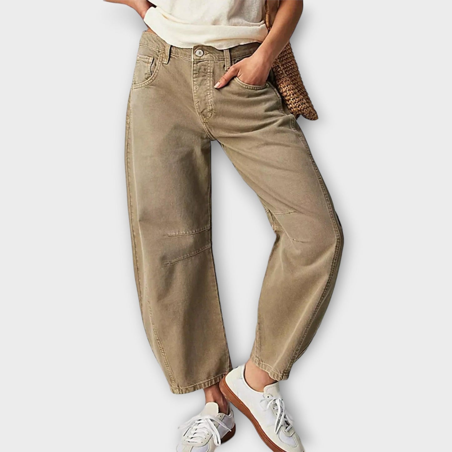 Nora – Weit geschnittene Retro Jeans Damen
