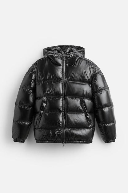 Matthias - Moderne Herren Steppjacke mit Kapuze Winterjacken