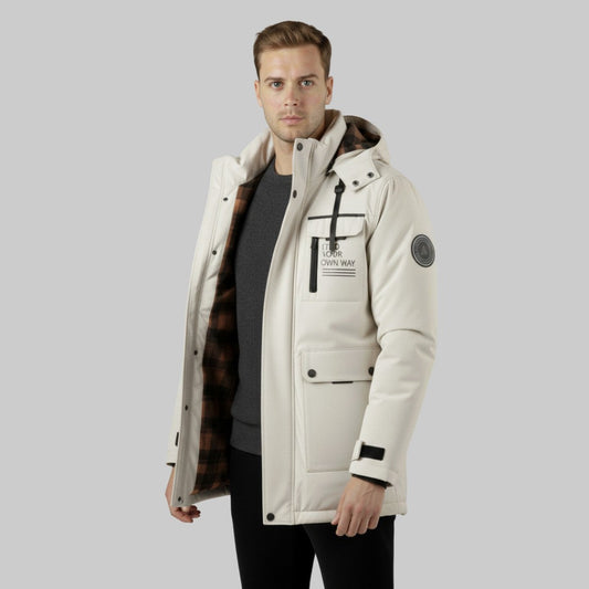 Oliver – Funktionale Winterparka-Jacke mit Kapuze für Herren
