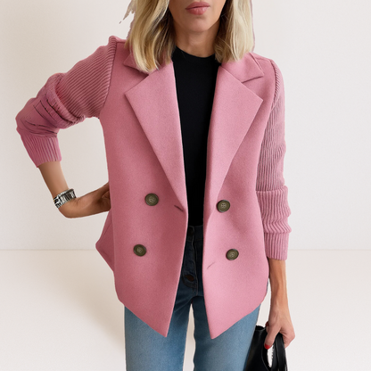 Ewa – Strickblazer mit Knopfleiste
