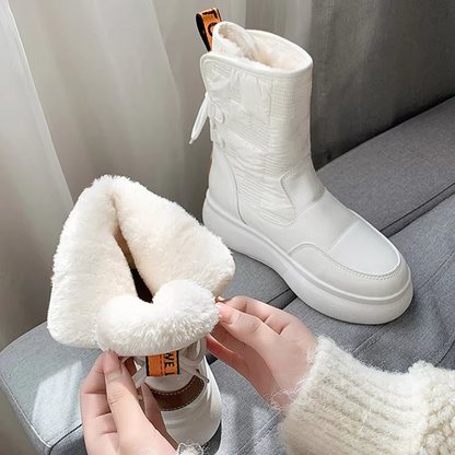 Lina - Warmer Damen Winterstiefel zum Schnüren