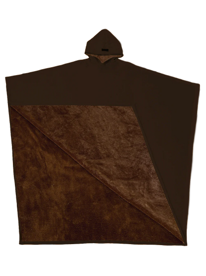 Adrian - Herren Poncho mit Kapuze bequem