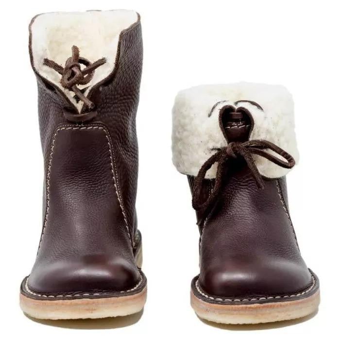 Sofia – Damenlederstiefel mit Fellfutter