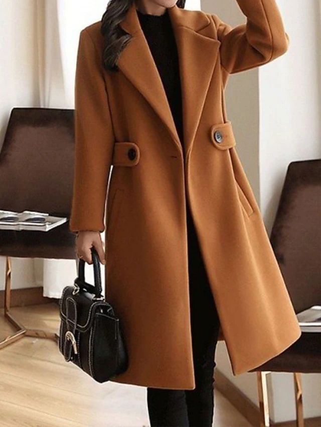 Clara – Klassischer Wollmantel Damen