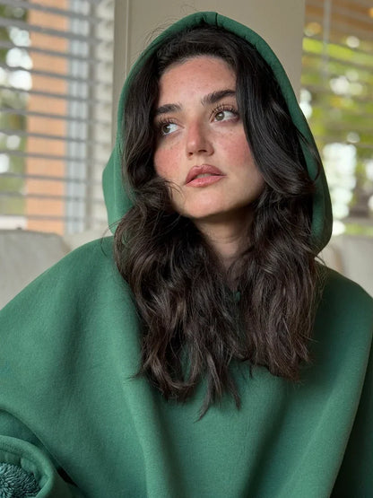 Adrian - Herren Poncho mit Kapuze bequem