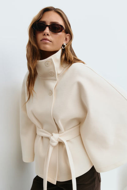 Clara – Moderner Cape Mantel Damen