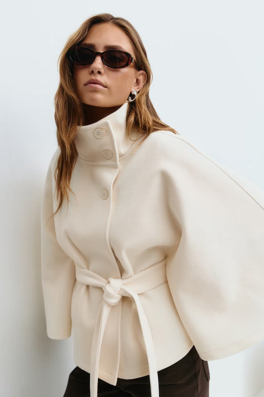 Clara – Moderner Cape Mantel Damen