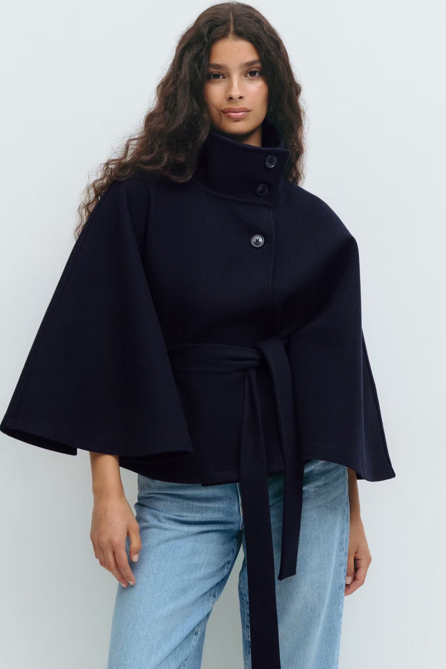 Clara – Moderner Cape Mantel Damen