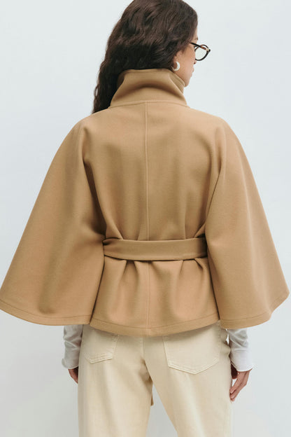 Clara – Moderner Cape Mantel Damen