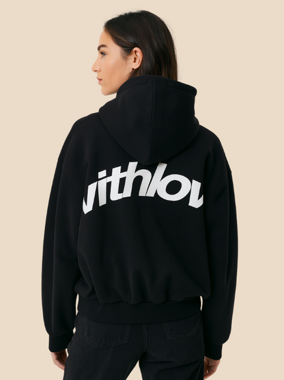 Maya - Damen Hoodie mit Print und Kapuze