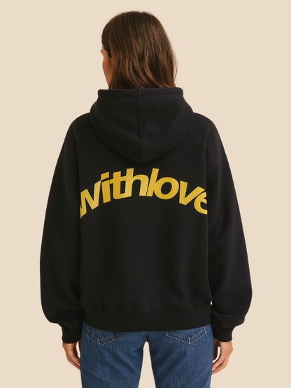 Maya - Damen Hoodie mit Print und Kapuze