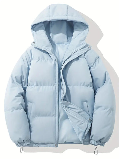 Liam – Herren Winterjacke mit Kapuze und Reißverschluss