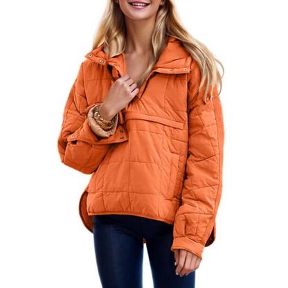 Mila – Steppjacke Damen mit Kapuze und Modernem Komfortschnitt
