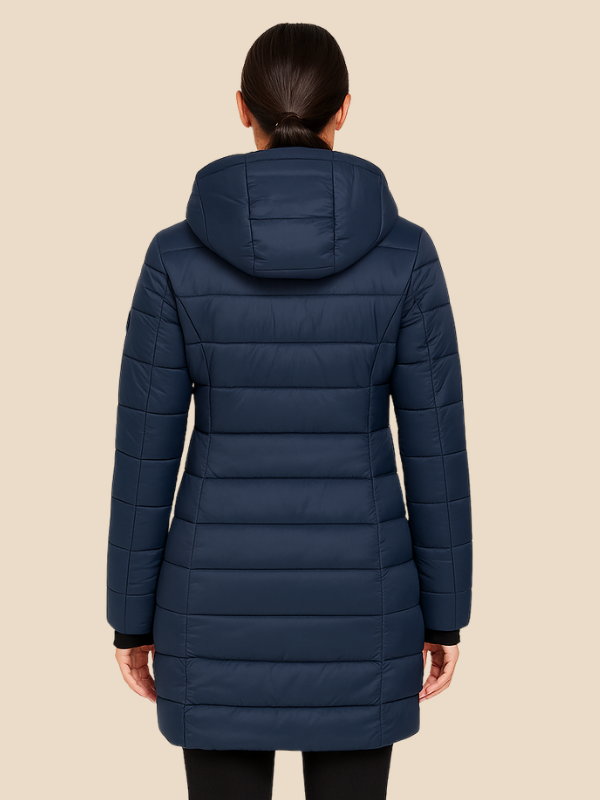 Miriam - Damen Steppjacke mit Kapuze und Reißverschluss
