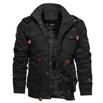 Lorenzo - Herren Winterjacke mit Fleece-Innenfutter