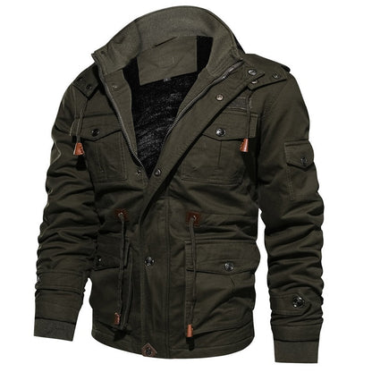 Lorenzo - Herren Winterjacke mit Fleece-Innenfutter