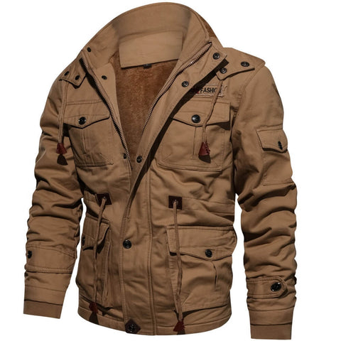 Lorenzo - Herren Winterjacke mit Fleece-Innenfutter