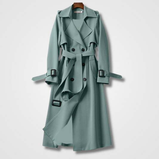 Isabelle – Winter Trenchcoat für Damen mit Bindegürtel