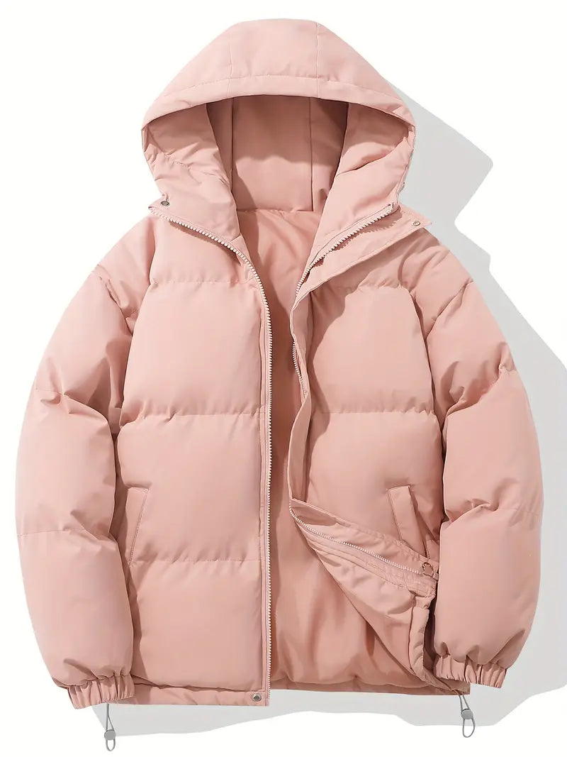 Liam – Herren Winterjacke mit Kapuze und Reißverschluss