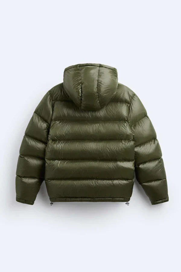 Iván – Glänzende Stepp-Pufferjacke Herren